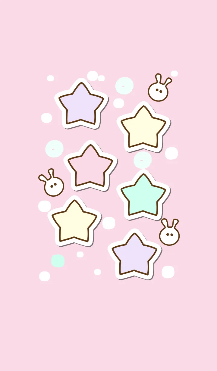 [LINE着せ替え] Star stickers 4の画像1