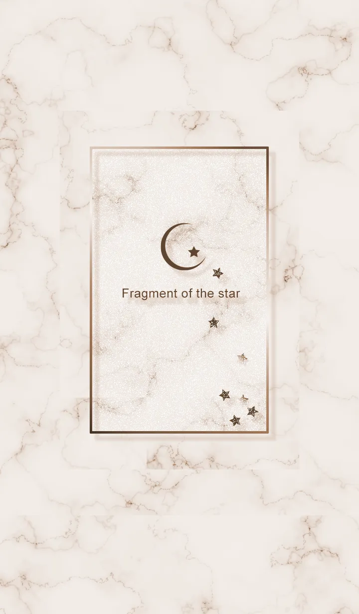 [LINE着せ替え] ～星のカケラ★ブラウン24_1～の画像1