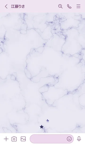 [LINE着せ替え] ～星のカケラ★パープル29_1～の画像3