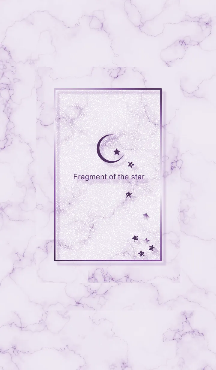 [LINE着せ替え] ～星のカケラ★パープル30_1～の画像1