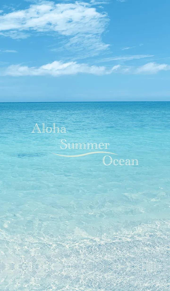 [LINE着せ替え] ALOHA Summer ocean Hawaii 16の画像1