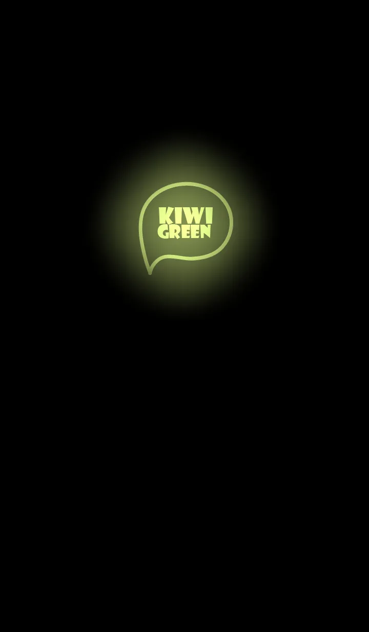 [LINE着せ替え] Kiwi Green Neon Theme V.6 (JP)の画像1