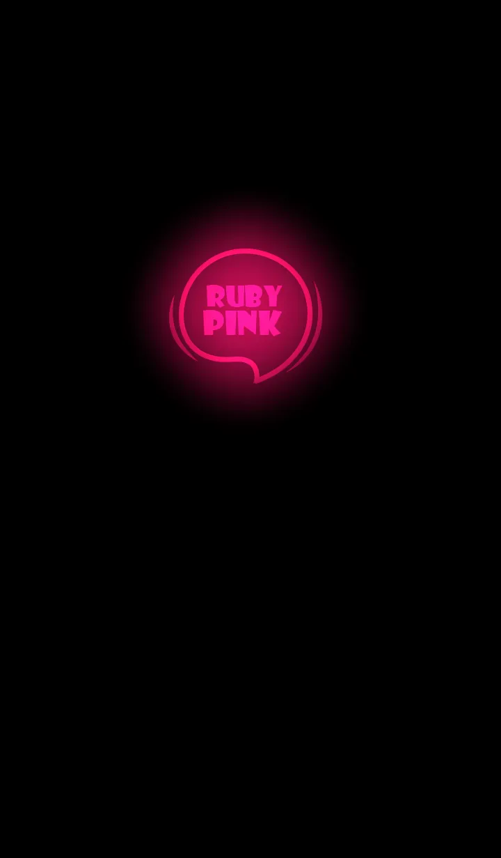 [LINE着せ替え] Ruby Pink  Neon Theme Ver.7 (JP)の画像1