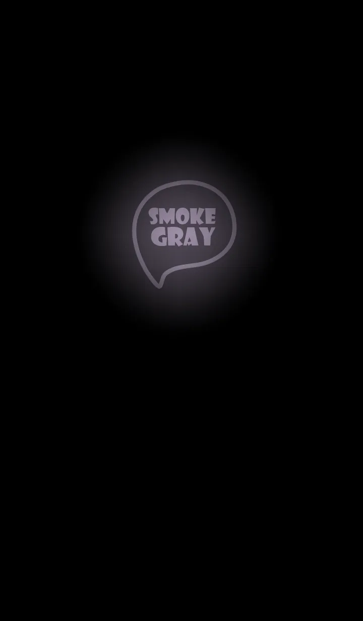 [LINE着せ替え] Smoke Grey Neon Theme Ver.9 (JP)の画像1