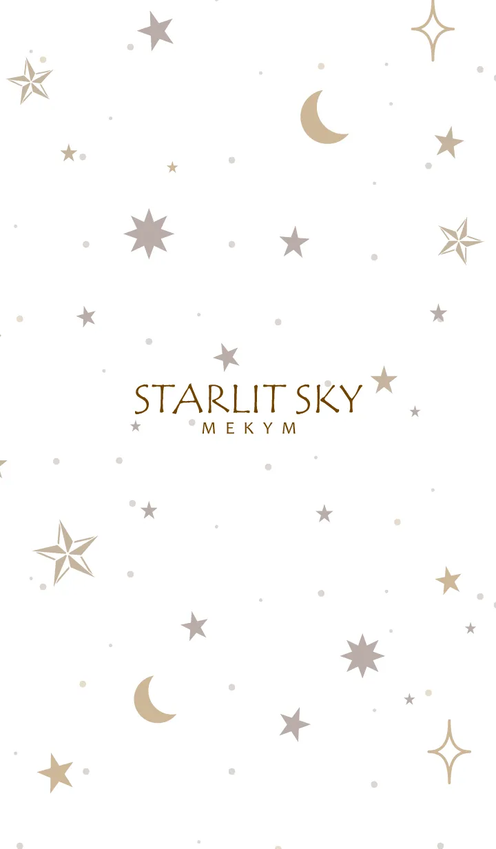 [LINE着せ替え] SIMPLE STARLIT SKY-MEKYM 24の画像1