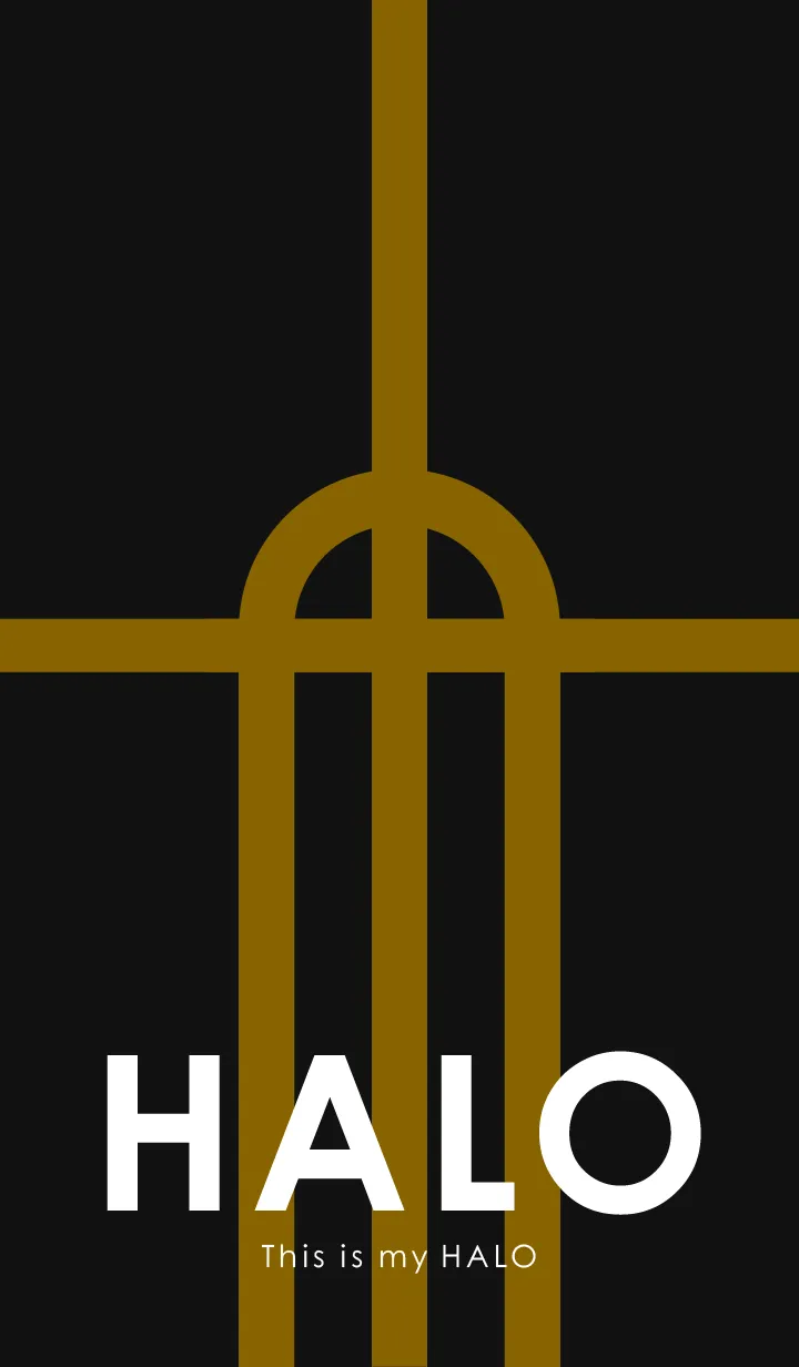 [LINE着せ替え] HALO - GOLDの画像1