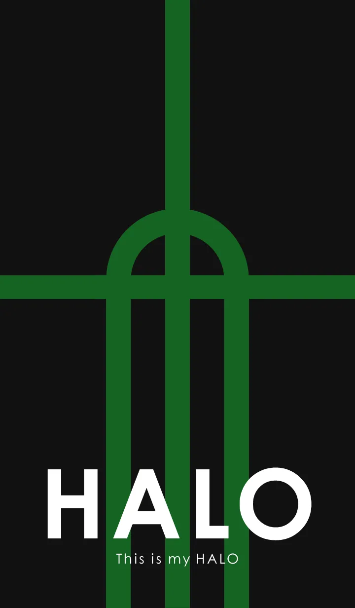 [LINE着せ替え] HALO - GREENの画像1