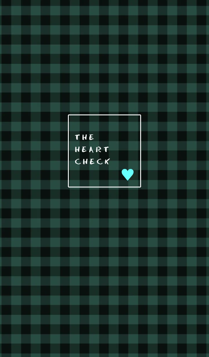 [LINE着せ替え] ザ ハート チェック 08の画像1