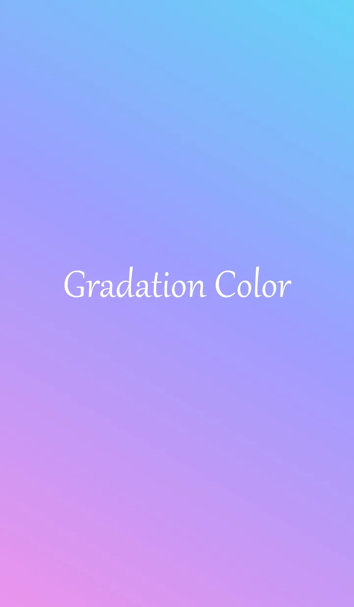 [LINE着せ替え] Gradation Color *Pink&Purple&Blue*の画像1