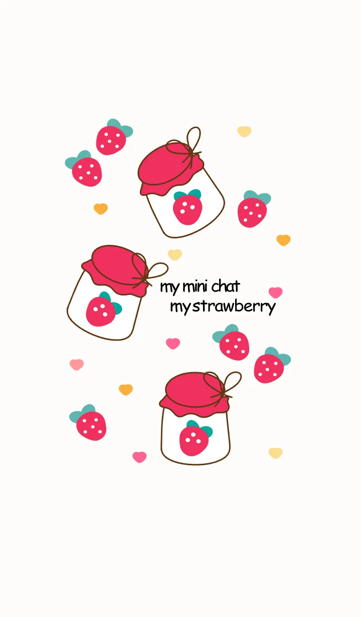 [LINE着せ替え] Yummy strawberry jam 14の画像1