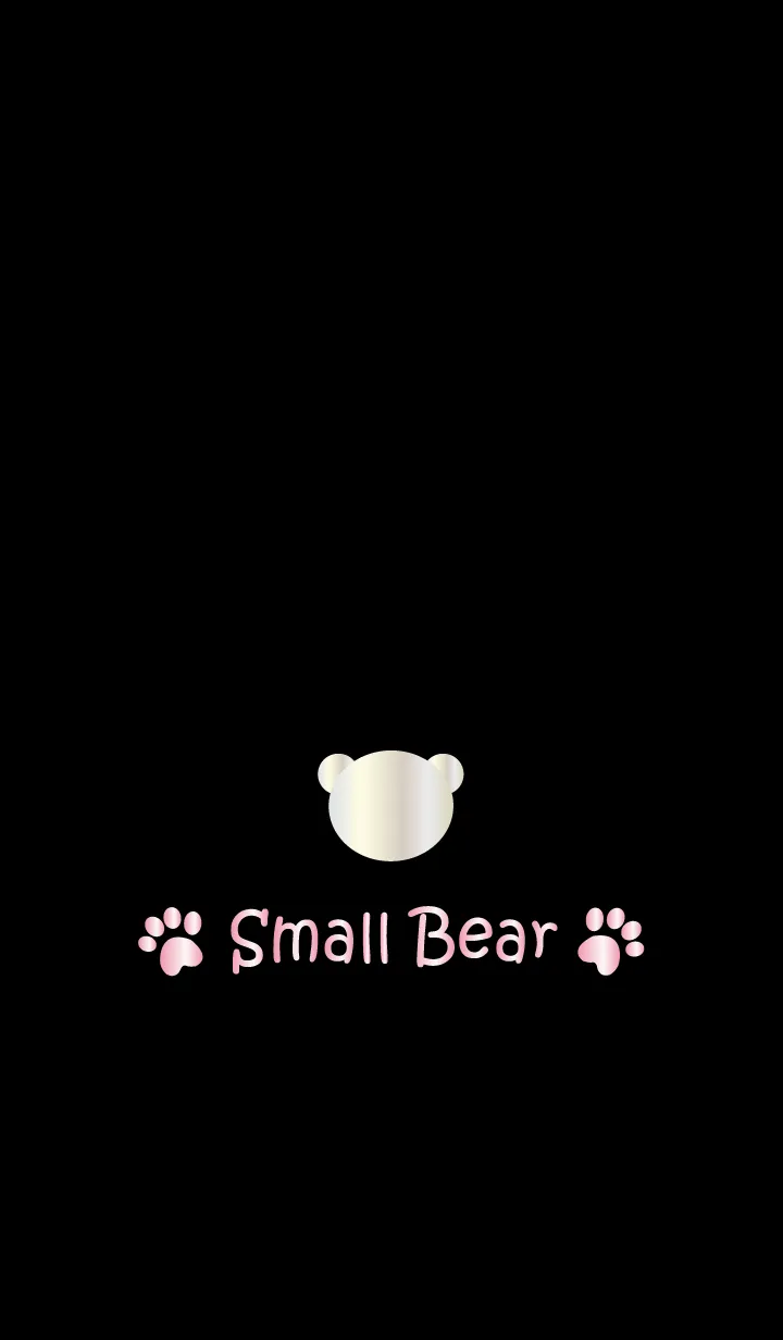 [LINE着せ替え] Small Bear *WHITEGOLD 3*の画像1