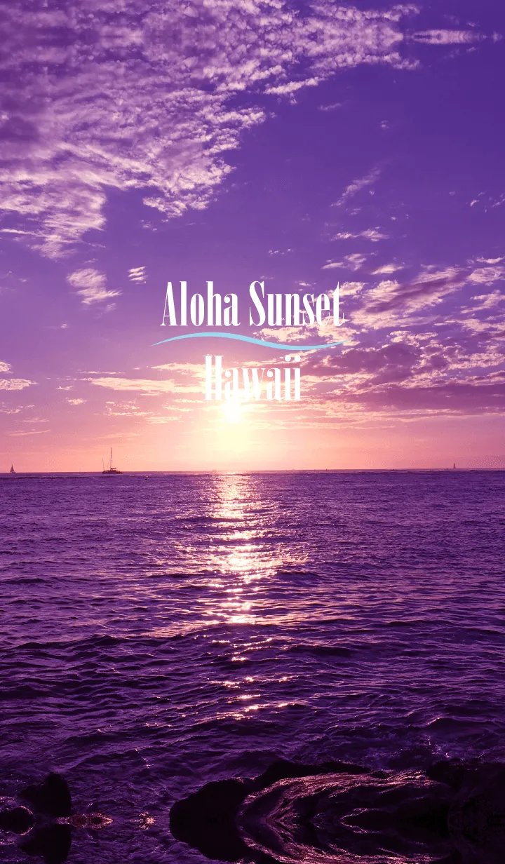 [LINE着せ替え] ALOHA Sunset Hawaii 5の画像1