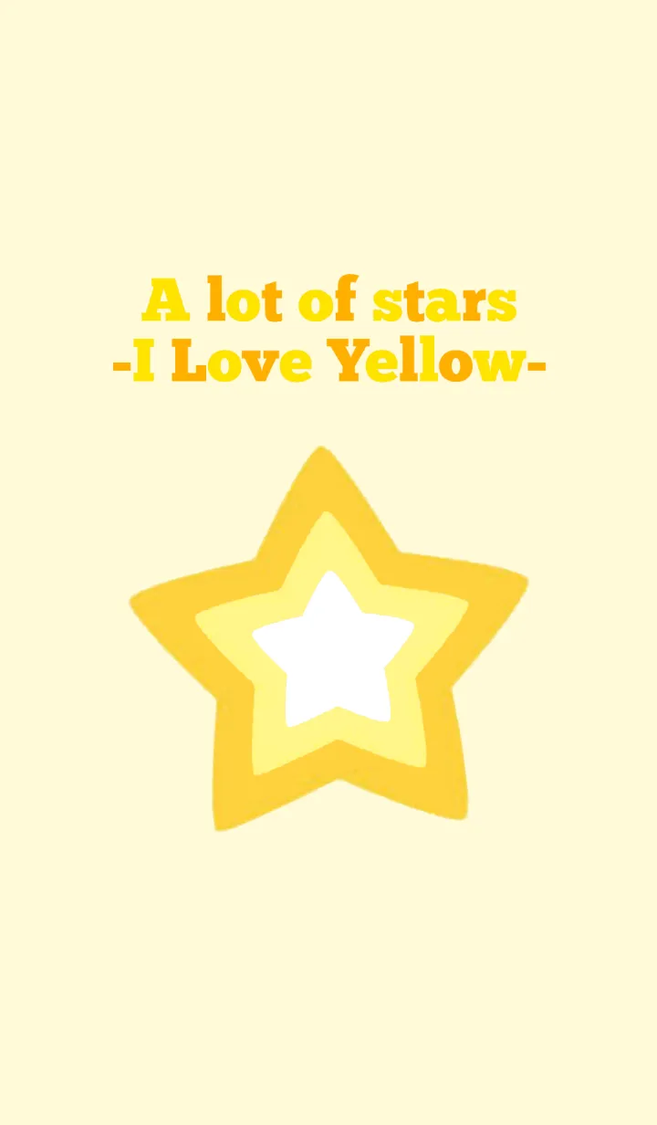 [LINE着せ替え] A lot of stars -I Love Yellow-の画像1