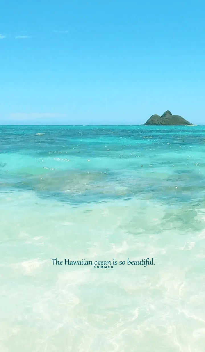 [LINE着せ替え] Hawaiian ocean is so beautiful.MEKYM 20の画像1