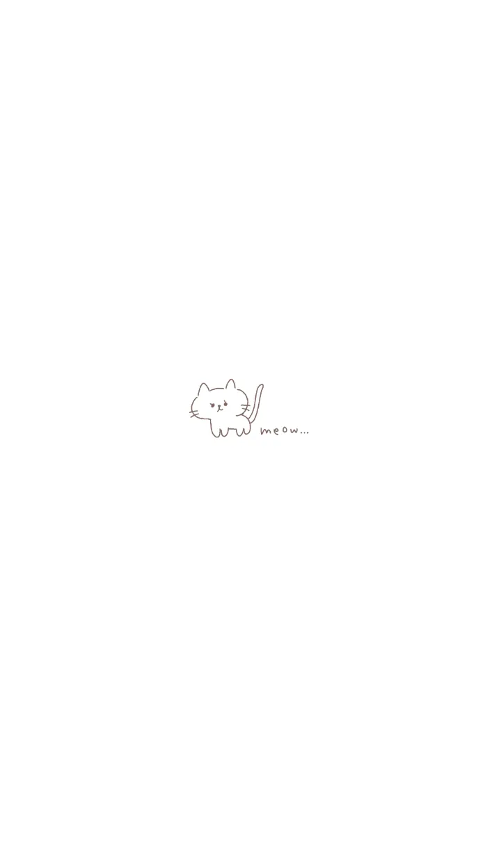 [LINE着せ替え] しろねこしんぷるの画像1