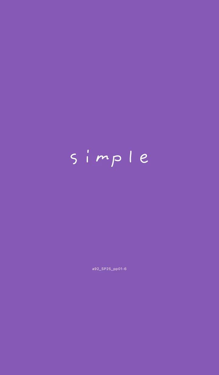 [LINE着せ替え] a92_25_パープル1-6の画像1