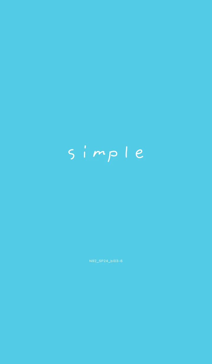 [LINE着せ替え] N92_24_ブルー3-6の画像1