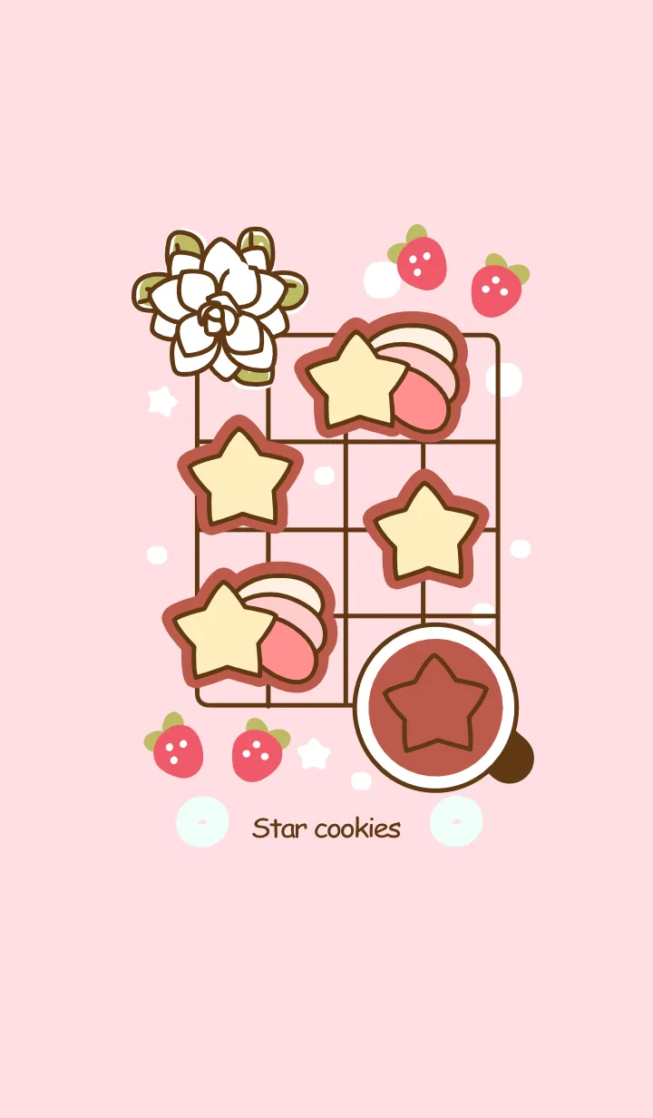 [LINE着せ替え] Shooting star cookies 5の画像1