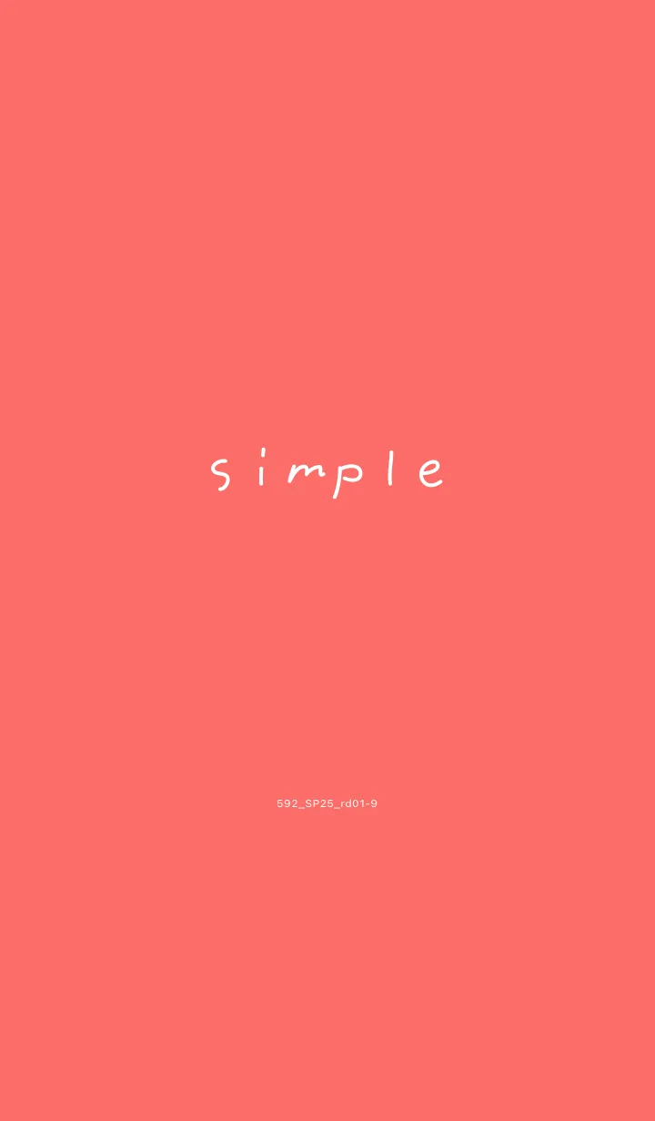 [LINE着せ替え] 592.25_レッド1-9の画像1