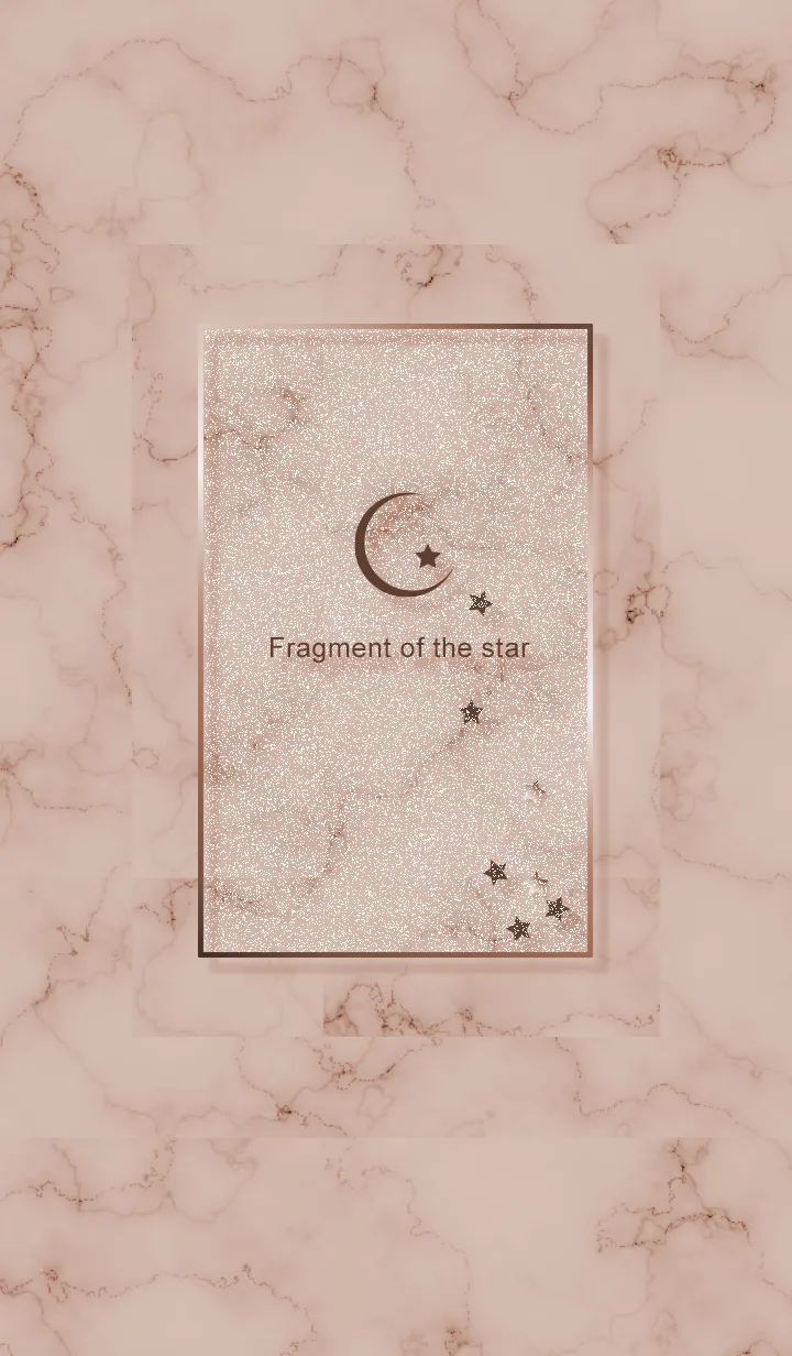 [LINE着せ替え] ～星のカケラ★ブラウン44_1～の画像1