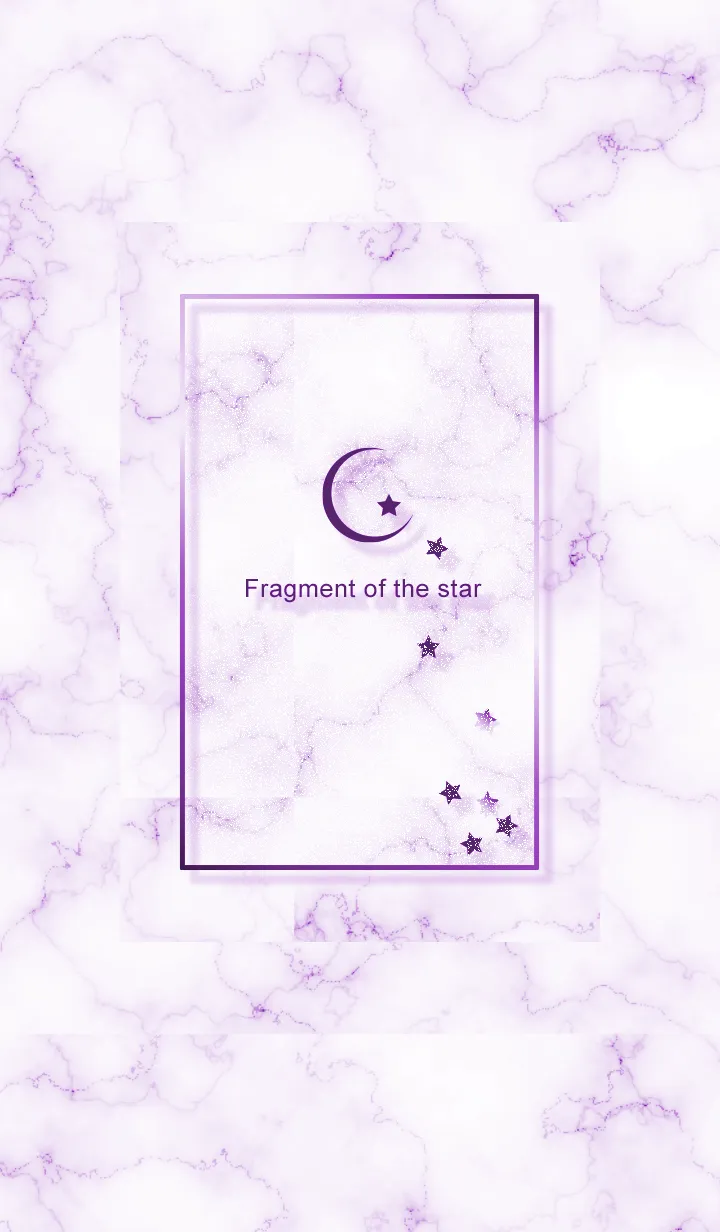 [LINE着せ替え] ～星のカケラ★パープル42_1～の画像1