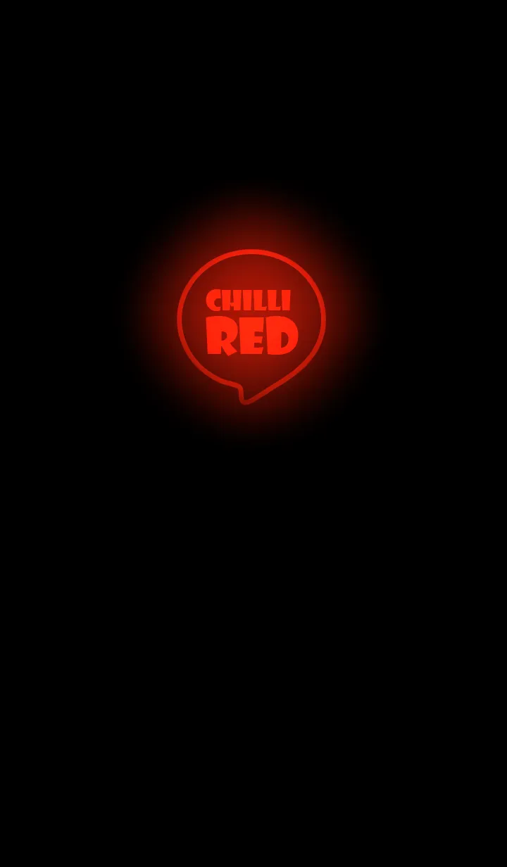 [LINE着せ替え] Chilli Red Neon Theme Ver.4 (JP)の画像1