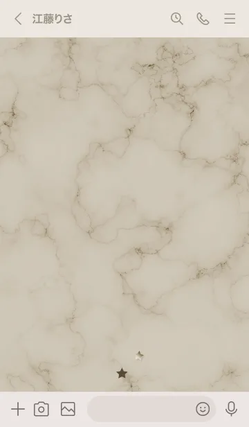 [LINE着せ替え] ～星のカケラ★ベージュ58_1～の画像3