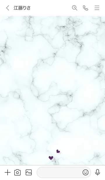 [LINE着せ替え] ～コネクト♥ブルー05_1～の画像3