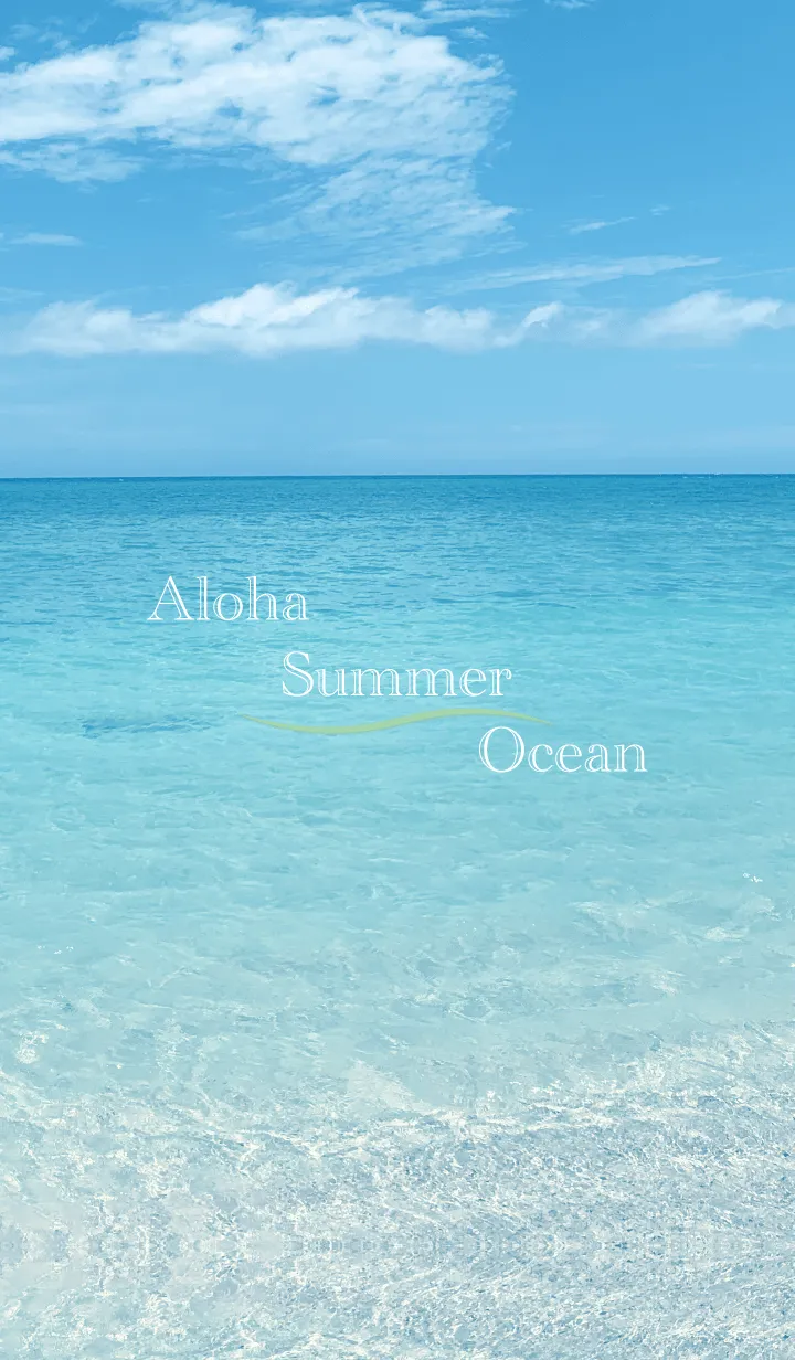 [LINE着せ替え] ALOHA Summer ocean Hawaii 18の画像1