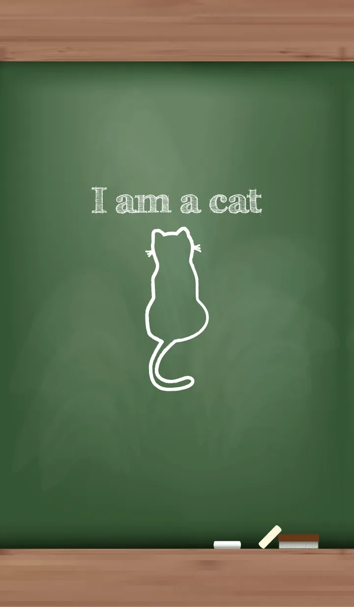 [LINE着せ替え] I am a cat Black Board..20の画像1