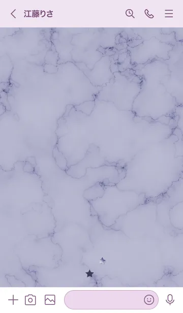 [LINE着せ替え] ～星のカケラ★パープル63_1～の画像3