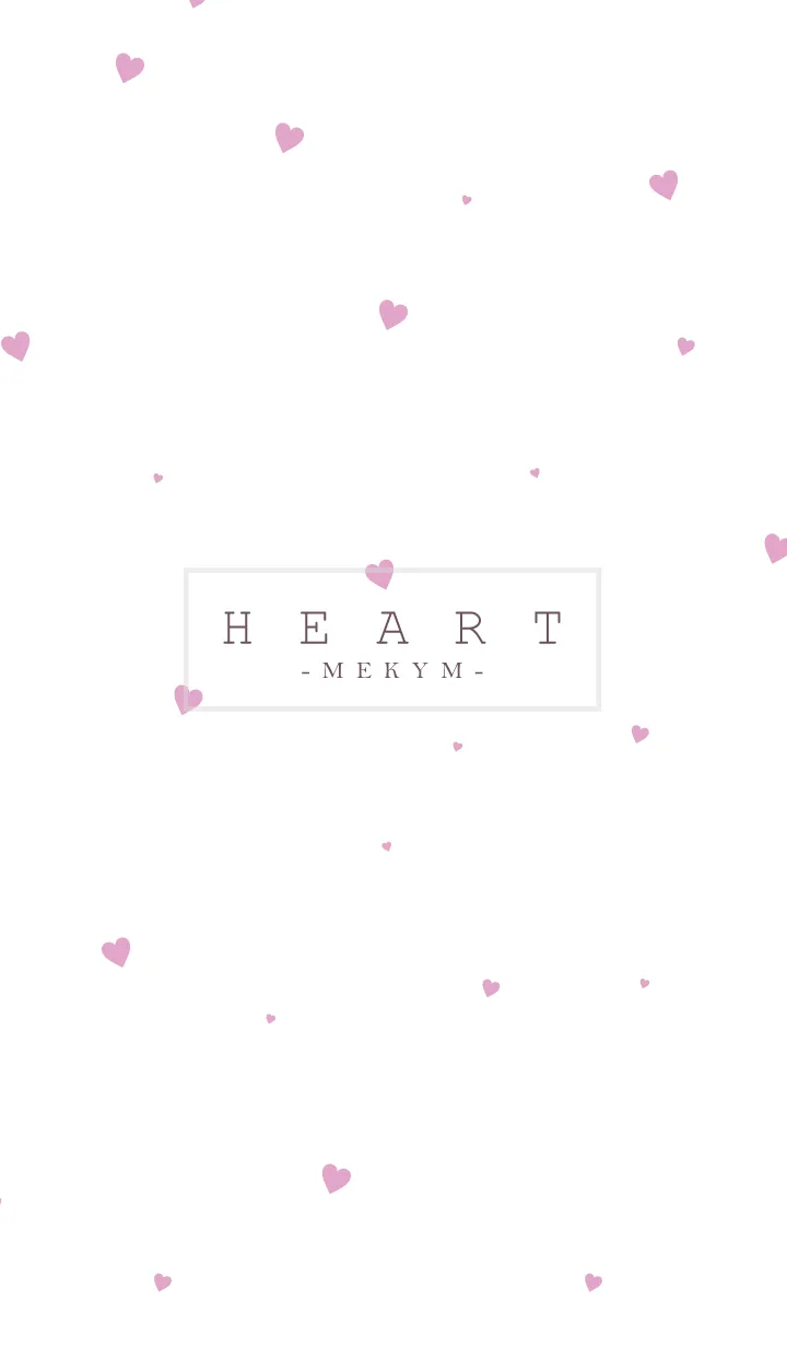 [LINE着せ替え] HEART-Pink MEKYM 35の画像1