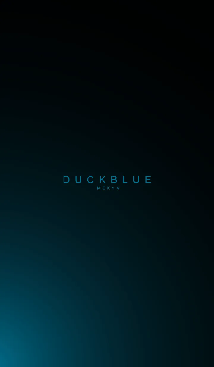 [LINE着せ替え] DUCKBLUELIGHT -MEKYM-の画像1
