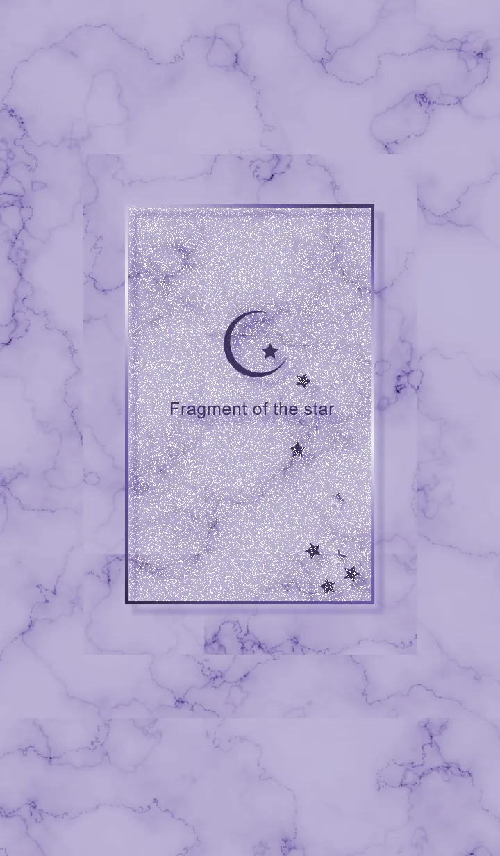 [LINE着せ替え] ～星のカケラ★パープル51_1～の画像1