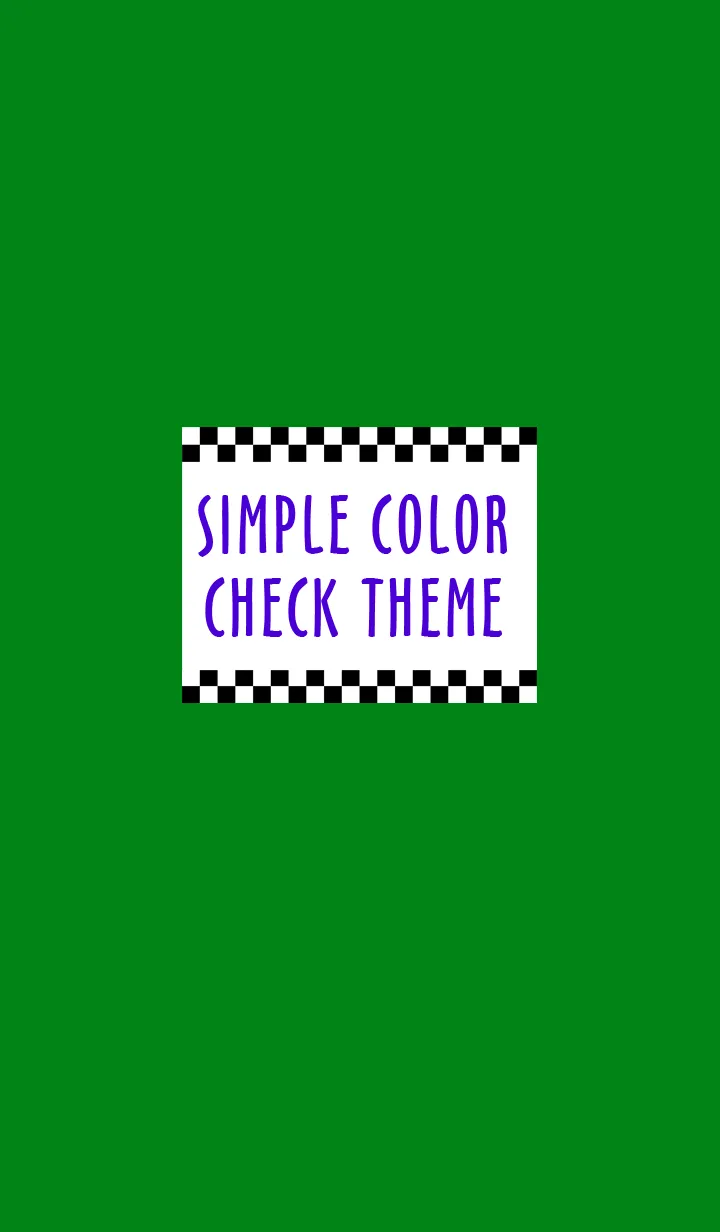 [LINE着せ替え] シンプル カラー チェック 32の画像1