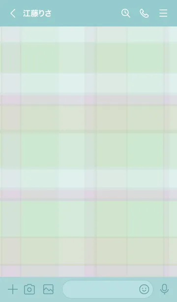 [LINE着せ替え] くすみカラーチェック21の画像3