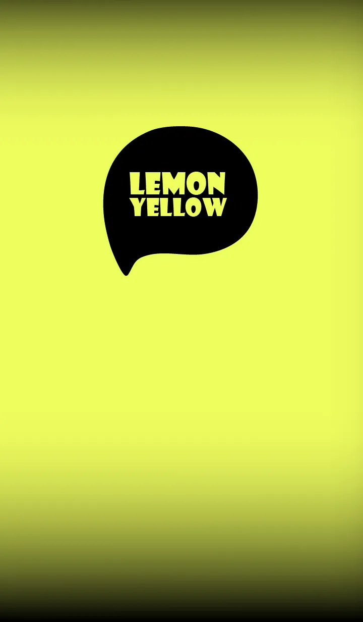 [LINE着せ替え] Lemon Yellow and Black  Theme Ver.8 (JP)の画像1