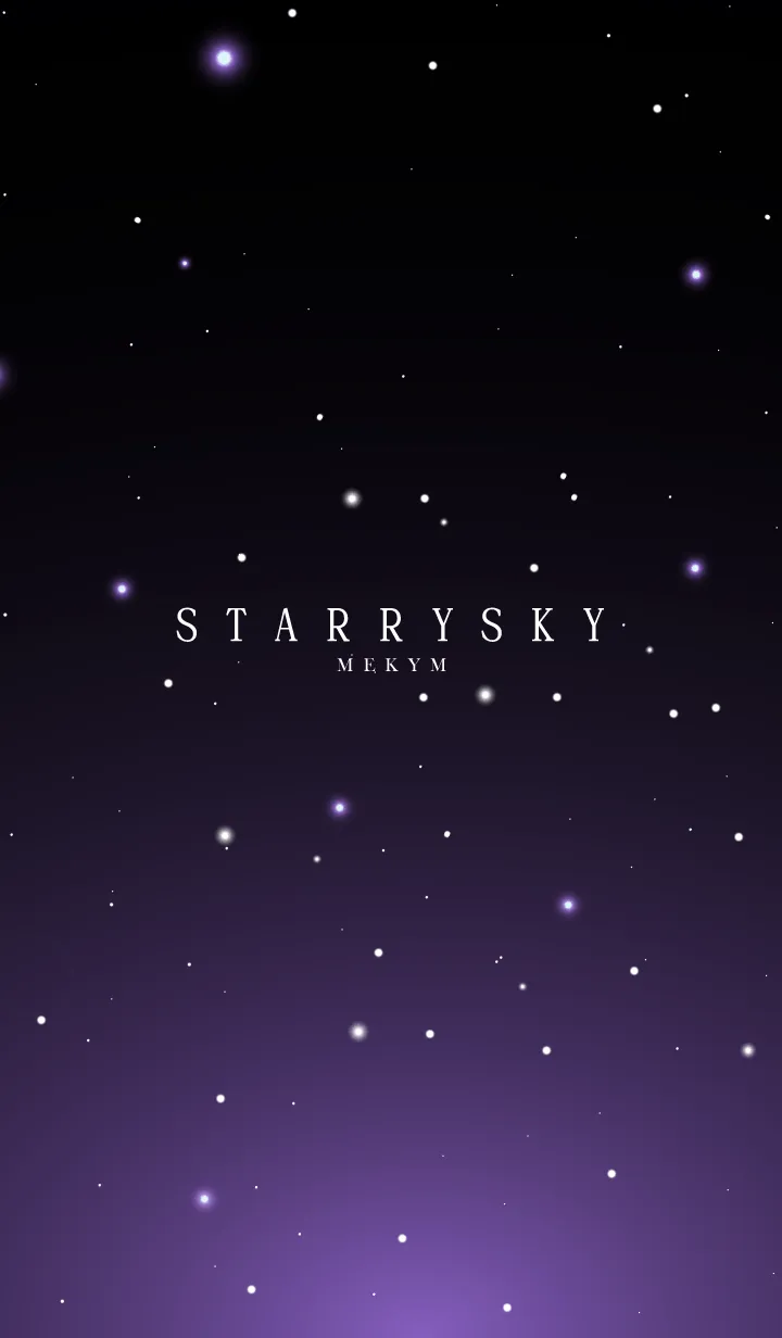 [LINE着せ替え] STARRY SKY -STAR- 27の画像1