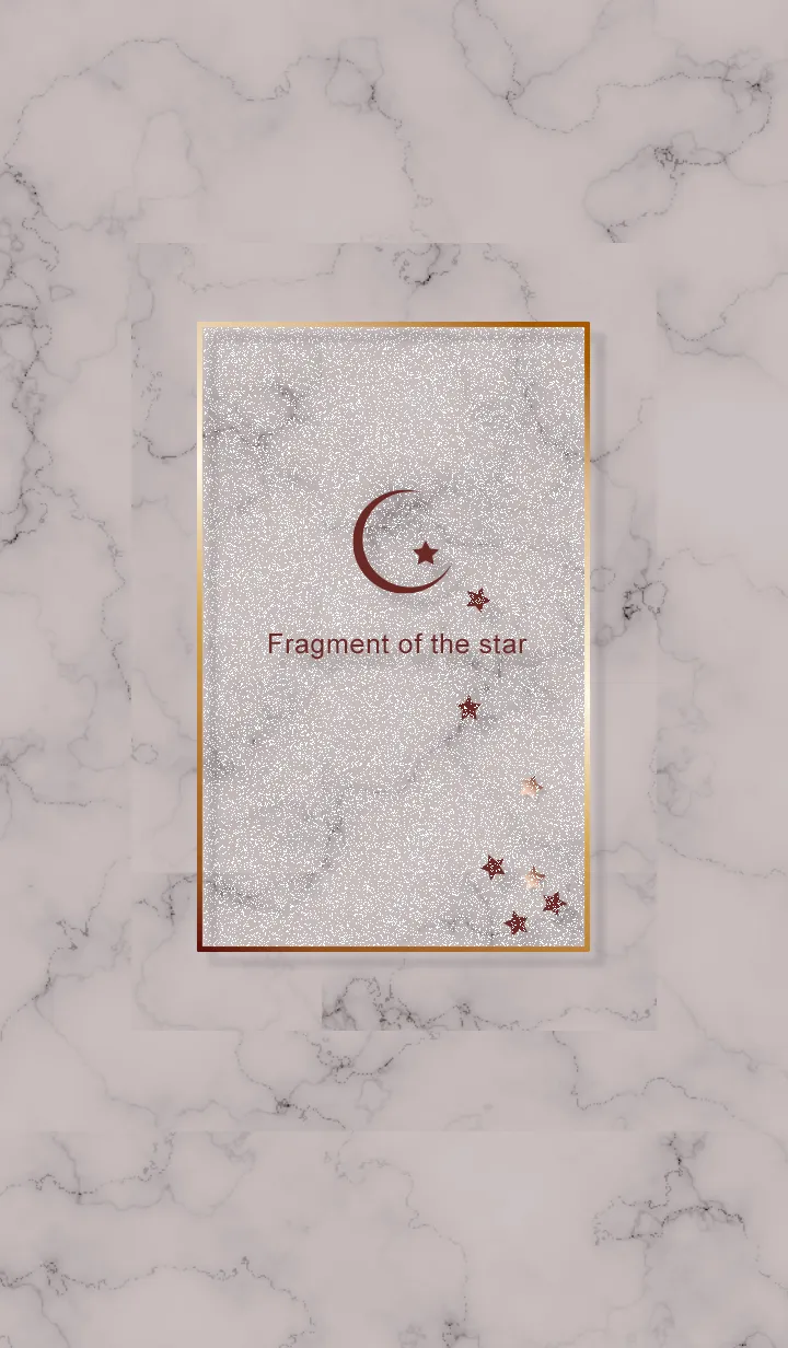 [LINE着せ替え] ～星のカケラ★ブラウン55_1～の画像1