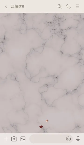 [LINE着せ替え] ～星のカケラ★ブラウン55_1～の画像3