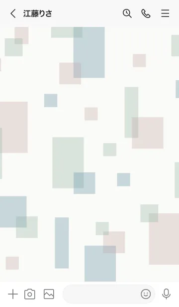 [LINE着せ替え] おしゃれ四角17の画像3