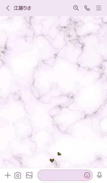 [LINE着せ替え] ～コネクト♥パープル07_1～の画像3