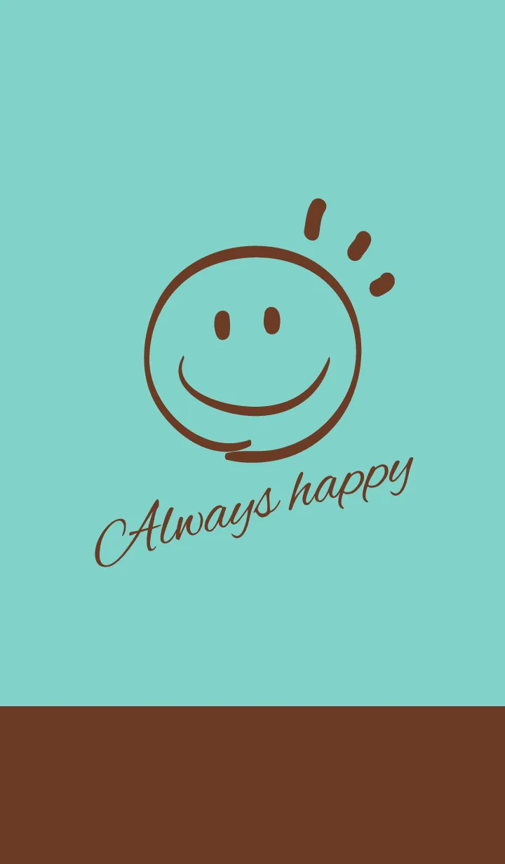 [LINE着せ替え] Always happy -Chocomint-の画像1