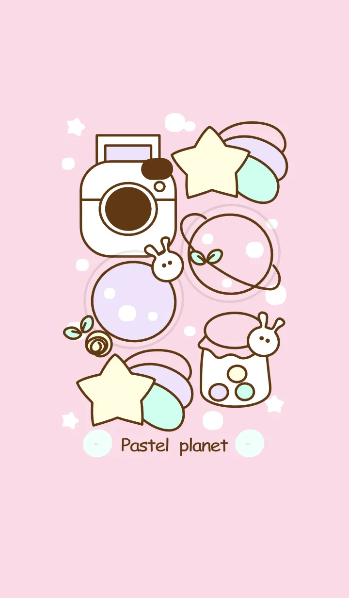 [LINE着せ替え] Pastel planet 6 :)の画像1