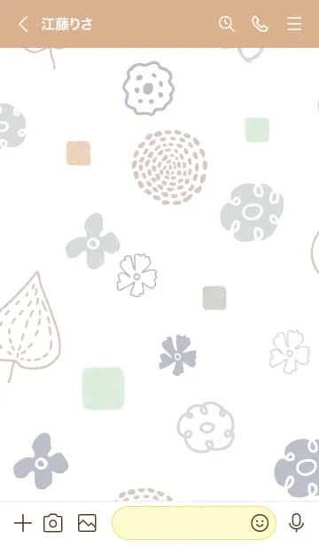 [LINE着せ替え] 花咲く季節7の画像3