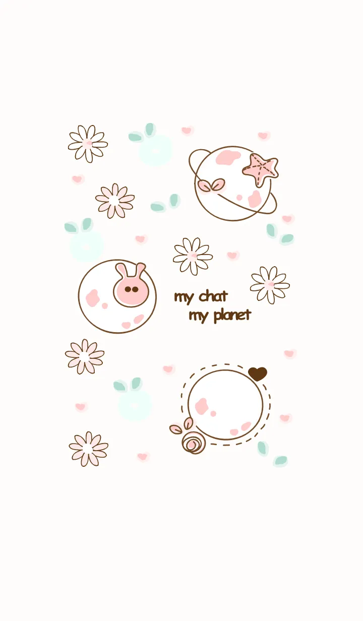 [LINE着せ替え] My chat my planet 63の画像1