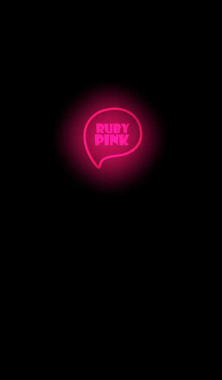 [LINE着せ替え] Ruby Pink Neon Theme Ver.9 (JP)の画像1