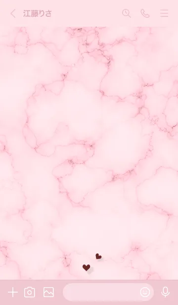 [LINE着せ替え] ～コネクト♥ピンク23_1～の画像3