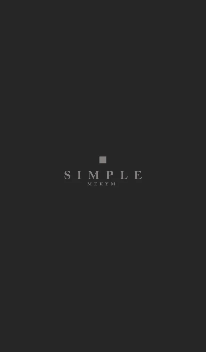 [LINE着せ替え] MATTE BLACK -SIMPLE SQUARE- 50の画像1