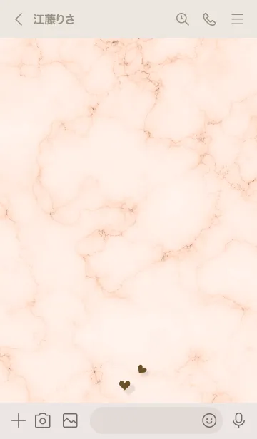 [LINE着せ替え] ～コネクト♥ブラウン29_1～の画像3